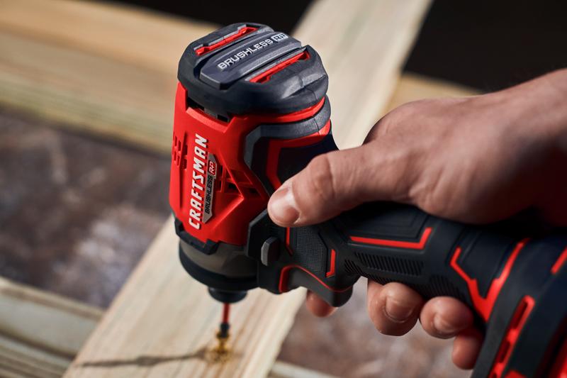 View of CRAFTSMAN Drills: Impact Driver  being used by consumer
