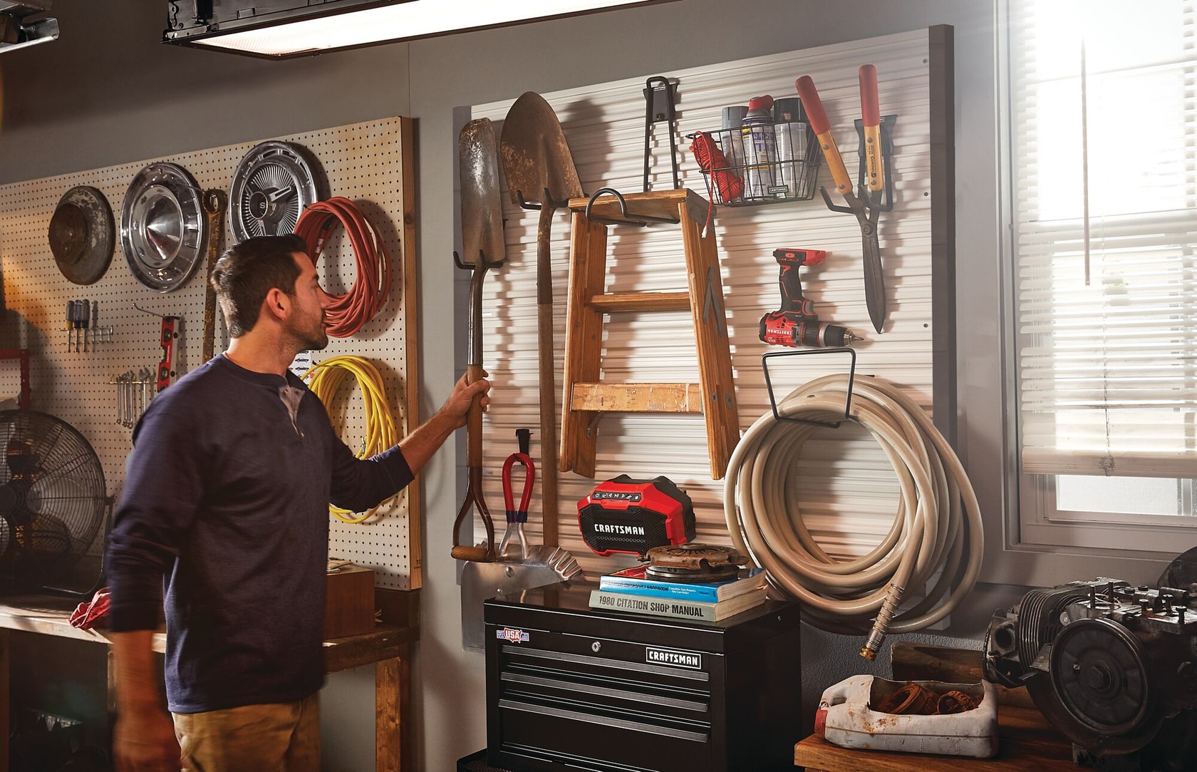 View of CRAFTSMAN Accessories: Metal Storage being used by consumer