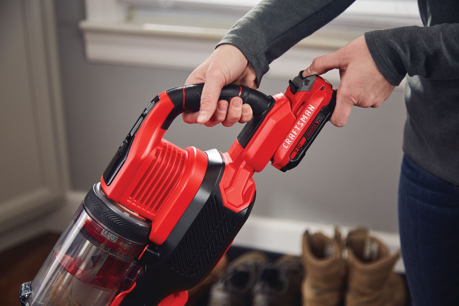 View of CRAFTSMAN Cleaning: Dust & Debris Collection being used by consumer