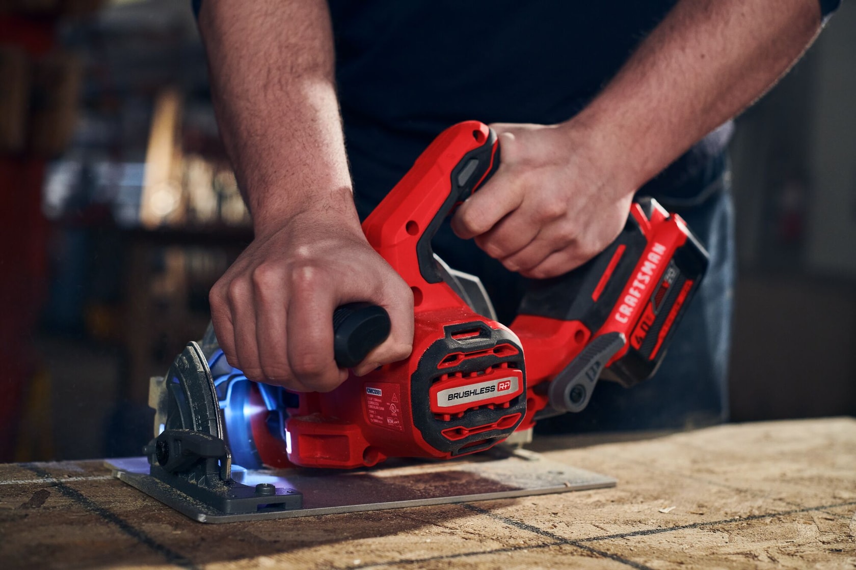 View of CRAFTSMAN Circular Saws  being used by consumer