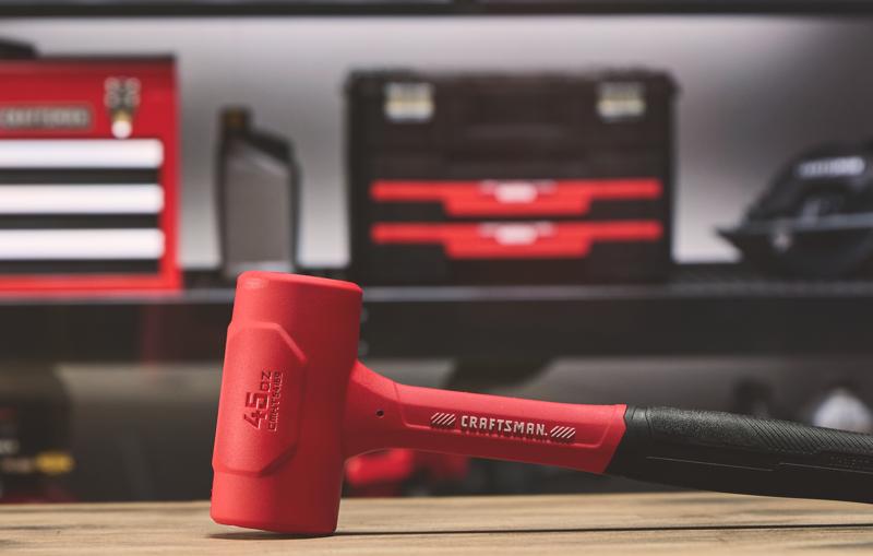 CRAFTSMAN 45 oz. Dead Blow Hammer in garage environment