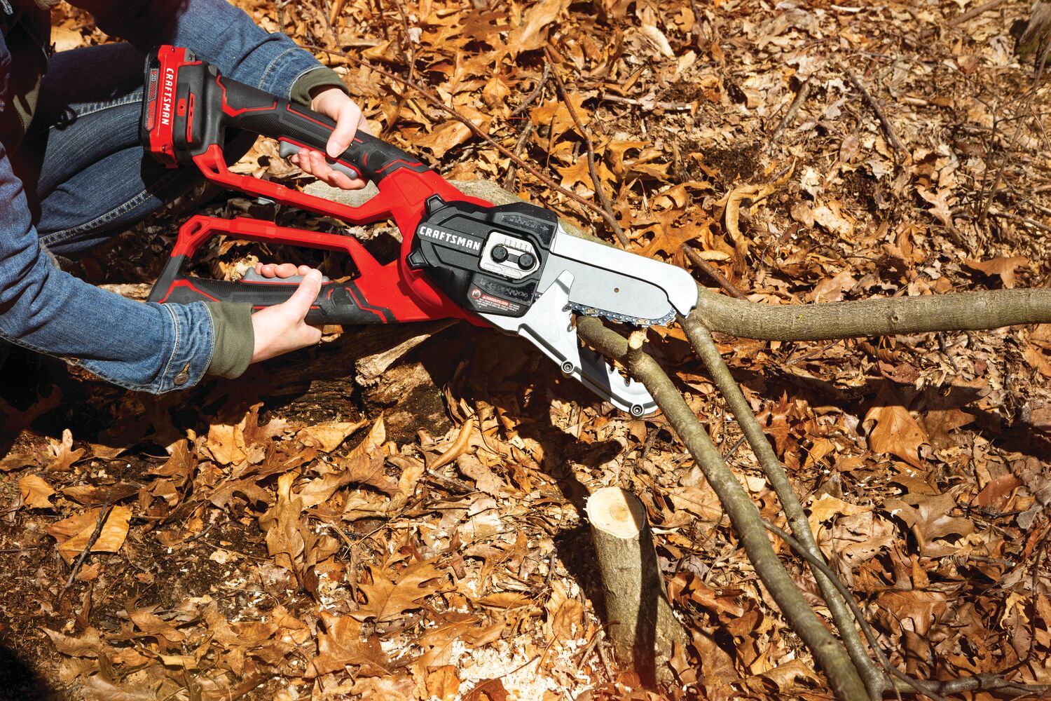 View of CRAFTSMAN Loppers  being used by consumer