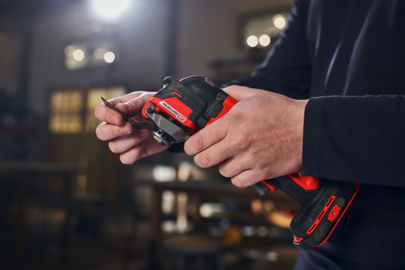 View of CRAFTSMAN Oscillating Multi-Tools being used by consumer