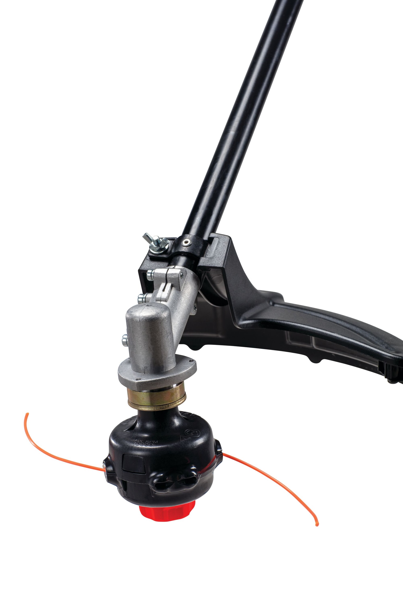 Trimmer feature of 2 Cycle 17 inch straight shaft gas weedwacker trimmer.