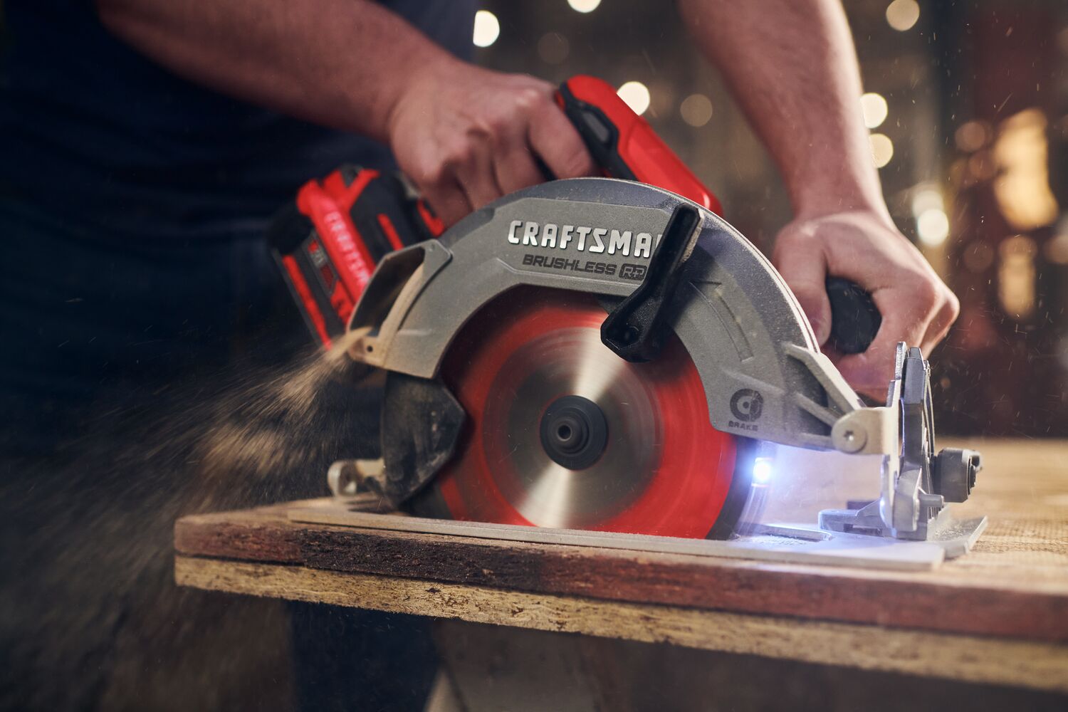 View of CRAFTSMAN Circular Saws being used by consumer